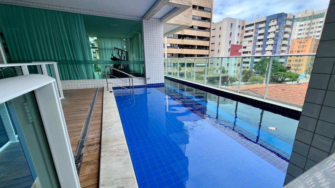 Edf Promenade - Apartamento Com 2 Quartos Climatizados A 150M Da Beira-Mar De Ponta Verde - Piscina, Academia, Sauna, Lavanderia, Home Cine, Churrasqueira, Salao De Jogos, Area Kids Масейо Екстер'єр фото